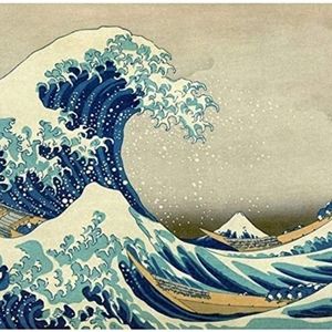 GREAT WAVE WALL HANGING
